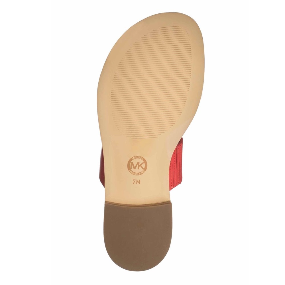 Michael Kors Pratt Slide Sandal Sea Coral Size 8 - Picture 6 of 8